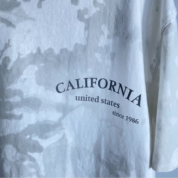ZARA TIE DYE T-SHIRT WITH TEXT - Picture 4 of 12